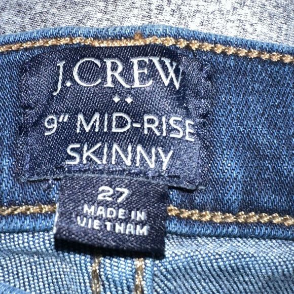 J. Crew Women's Dark Blue Skinny Jeans - Picture 3 of 3